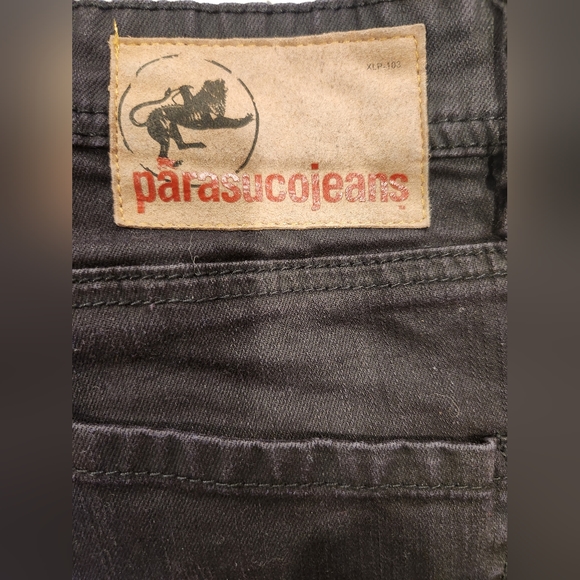 Parasuco Black Jeans Waist 34" Length 34" - Picture 4 of 6